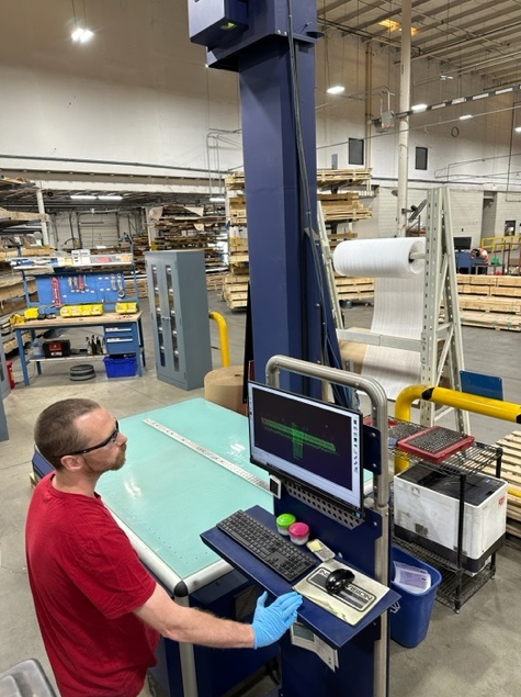 Planer system checking a copper bus bar